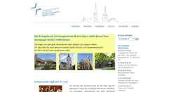 Desktop Screenshot of ev-kirche-broich-saarn.de